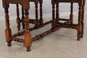 73370: Custom Made Large Walnut Gateleg Drop Leaf 