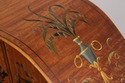 L73376: Vintage Edwardian Satinwood Painted Carlto