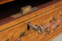 L73376: Vintage Edwardian Satinwood Painted Carlto
