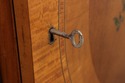 L73378: Vintage Adams Style Inlaid Satinwood & Pai