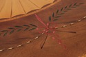 L73378: Vintage Adams Style Inlaid Satinwood & Pai