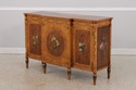 L73378: Vintage Adams Style Inlaid Satinwood & Pai