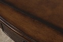 LF73392: HOOKER Leather Top Games Table & 4 Chair 