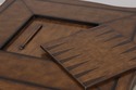 LF73392: HOOKER Leather Top Games Table & 4 Chair 