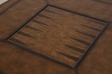 LF73392: HOOKER Leather Top Games Table & 4 Chair 