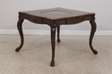 LF73392: HOOKER Leather Top Games Table & 4 Chair 