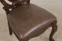 LF73392: HOOKER Leather Top Games Table & 4 Chair 