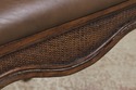 LF73392: HOOKER Leather Top Games Table & 4 Chair 