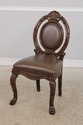 LF73392: HOOKER Leather Top Games Table & 4 Chair 