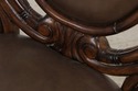 LF73392: HOOKER Leather Top Games Table & 4 Chair 