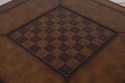 LF73392: HOOKER Leather Top Games Table & 4 Chair 
