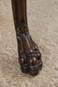 LF73392: HOOKER Leather Top Games Table & 4 Chair 