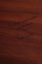 73398: THOMAS MOSER Cherry Round Lamp Table	