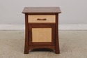 73399: Pair Of STUDIO CRAFTED Tiger Maple & Walnut
