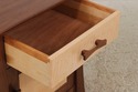73399: Pair Of STUDIO CRAFTED Tiger Maple & Walnut