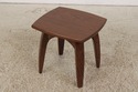 73401: Mid Century Modern Walnut Table Or Stool