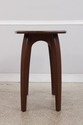 73402: Mid Century Design Modern Walnut Console Ta