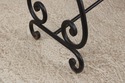 73438: Wrought Iron Base Marble Top Console Sofa T