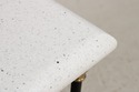 73438: Wrought Iron Base Marble Top Console Sofa T