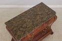 73441: MAITLAND SMITH Flame Mahogany Marble Top Bo