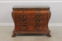 73441: MAITLAND SMITH Flame Mahogany Marble Top Bo