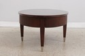 73442: ETHAN ALLEN Avenue Mahogany Oval Coffee Tab