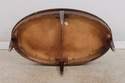 73442: ETHAN ALLEN Avenue Mahogany Oval Coffee Tab