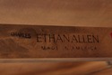 73442: ETHAN ALLEN Avenue Mahogany Oval Coffee Tab