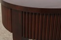 73442: ETHAN ALLEN Avenue Mahogany Oval Coffee Tab