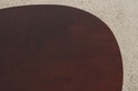 73442: ETHAN ALLEN Avenue Mahogany Oval Coffee Tab