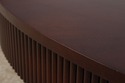 73442: ETHAN ALLEN Avenue Mahogany Oval Coffee Tab