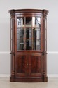 L73444: HENREDON Bow Glass Mahogany Curio China Ca
