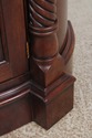 L73444: HENREDON Bow Glass Mahogany Curio China Ca