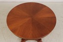 L73445: ETHAN ALLEN Round Cherry Neoclassical Dini