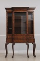 L73458: JOHN RICHARD Chippendale Walnut China Cabi