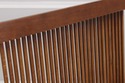 73462: STICKLEY Mission Oak Leather Spindle Settee