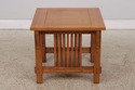 F73465: Arts & Crafts Mission Style Oak 2 Tier End