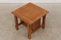 F73465: Arts & Crafts Mission Style Oak 2 Tier End