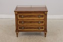 L73502: KARGES French Louis XVI Walnut 3 Drawer Ni