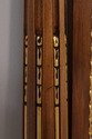 73503: KARGES King Size Walnut Gold Gilt Bed Headb