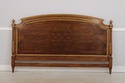 73503: KARGES King Size Walnut Gold Gilt Bed Headb