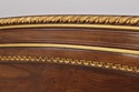 73503: KARGES King Size Walnut Gold Gilt Bed Headb
