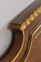 73503: KARGES King Size Walnut Gold Gilt Bed Headb
