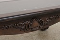 L73511: Large Clawfoot Glass Top Coffee Cocktail T