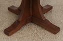 73518: STICKLEY Round Mission Oak Dining Room Tabl