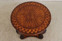 L73521: THEODORE ALEXANDER Round Sunburst 2 Drawer