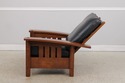 73530: STICKLEY Mission Oak Morris Chair & Matchin