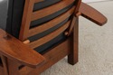 73530: STICKLEY Mission Oak Morris Chair & Matchin