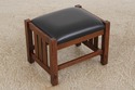 73530: STICKLEY Mission Oak Morris Chair & Matchin