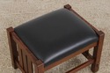 73530: STICKLEY Mission Oak Morris Chair & Matchin